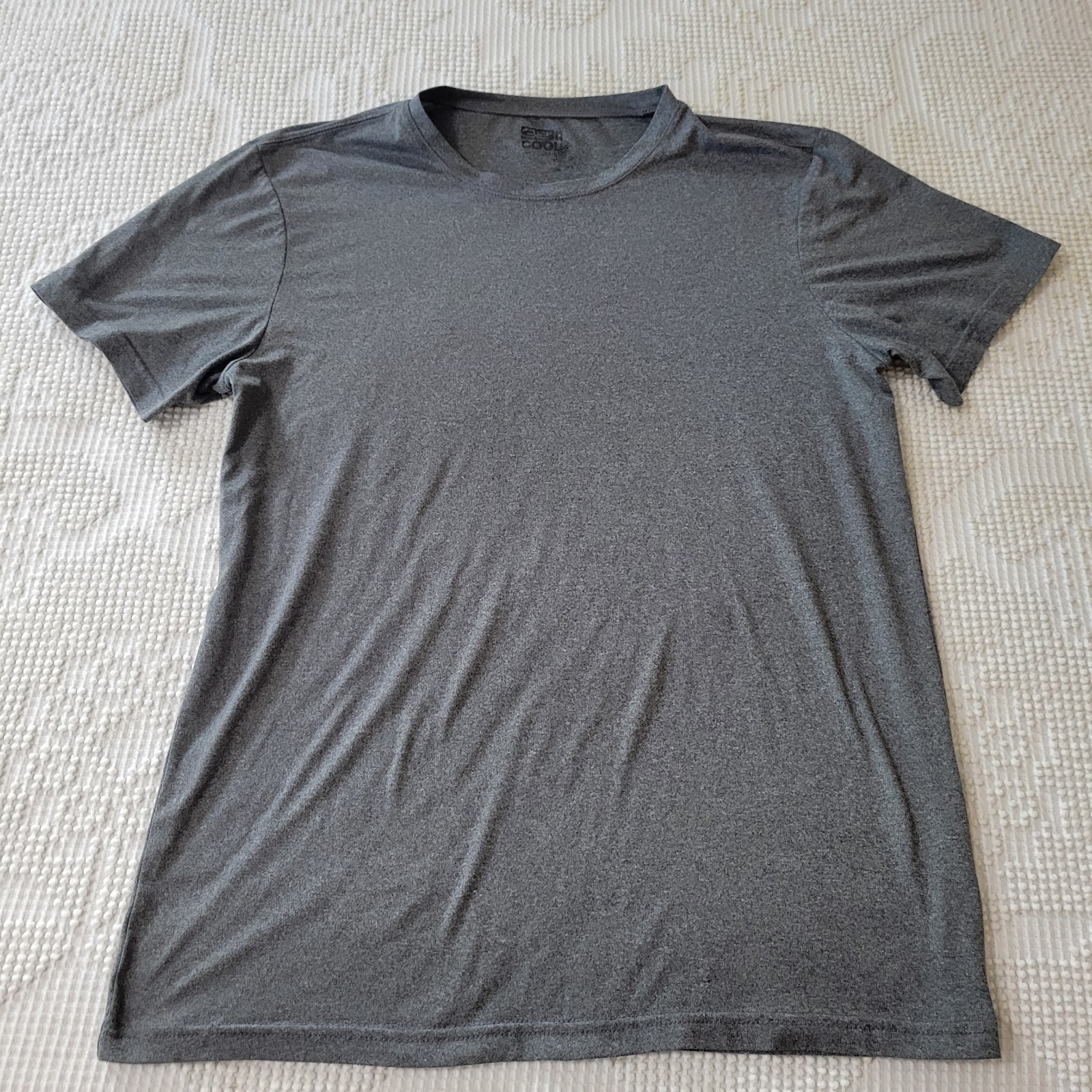 32 Degrees Cool T-Shirt Men's Gray Athletic Solid Active Short Sleeve size M gallery