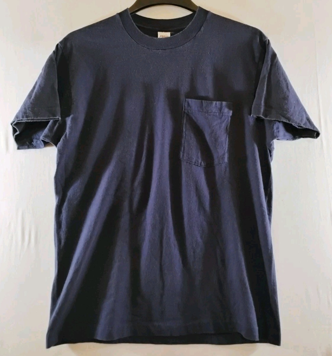 BVD Pocket T Shirt Navy Blue Slight Sun Fade XL 46-48 Lot (6) Vtg USA Made gallery
