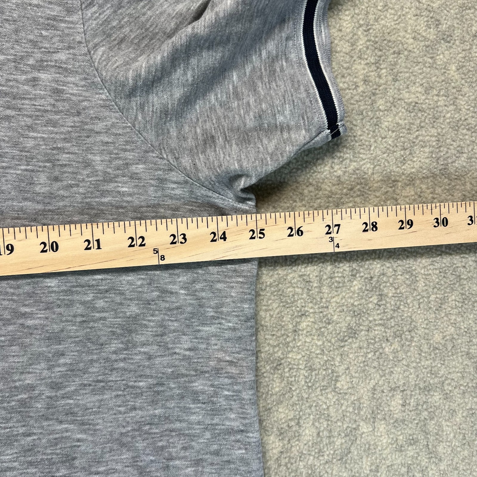 Ted Baker London Mens T-Shirt Heathered Gray Crew Neck Short Sleeve 7 US 3XL gallery