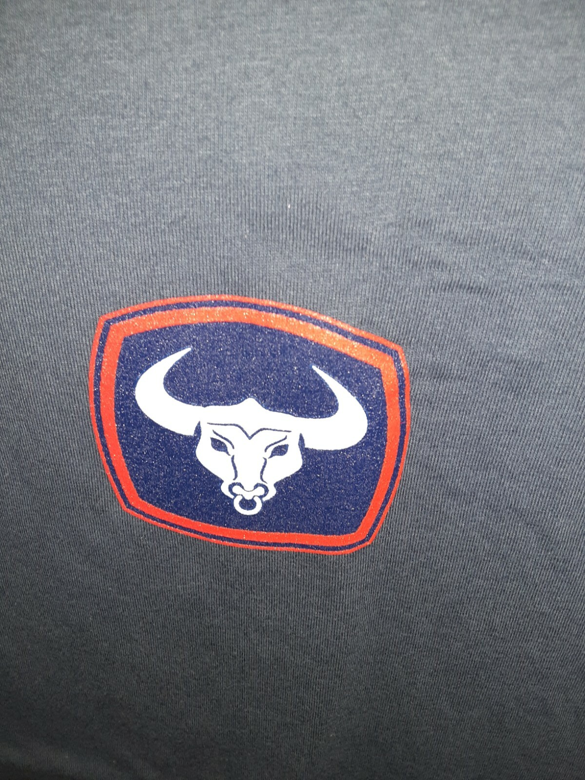 T-BONES STRONG (Plymouth MA Short Sleeve Next Level TShirt Soldier Blue Size M gallery