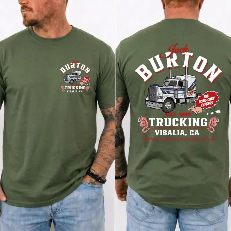 Jack Burton Trucking Shirt Big Trouble in Little China Vintage Graphic Tee gallery