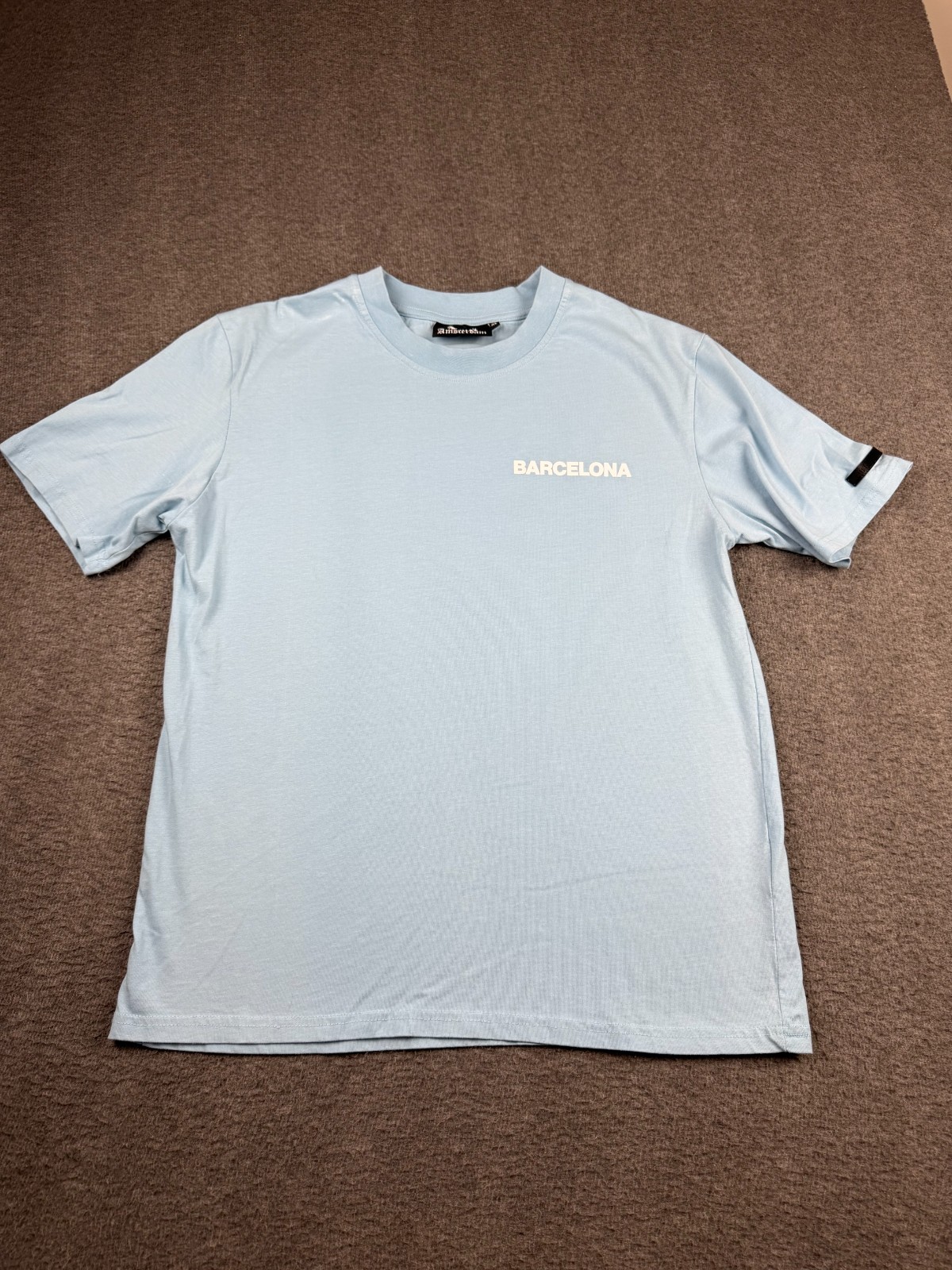 Trust Amsterdam Barcelona T-Shirt Mens XL Blue City Essentials Graphic Tee gallery