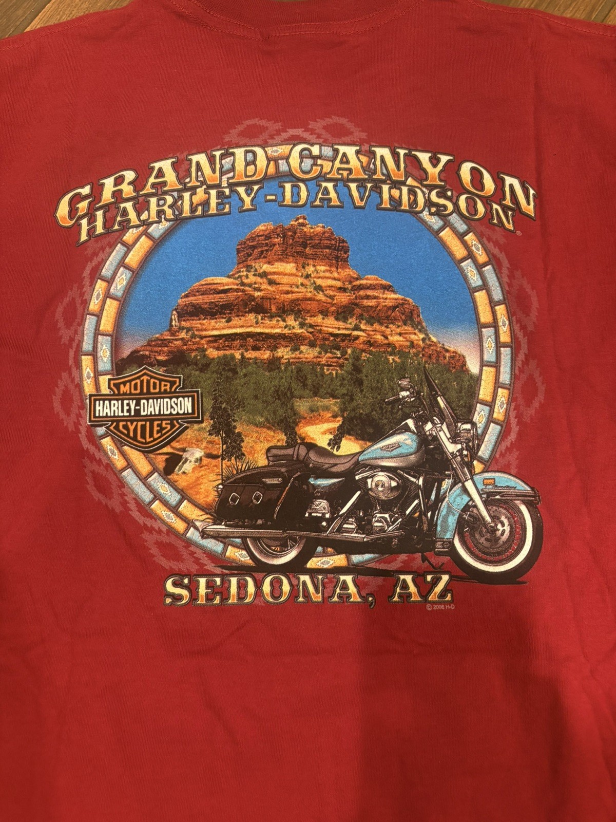 Size Large - Harley-Davidson T-Shirt Grand Canyon Harley Davidson Sedona, AZ. gallery