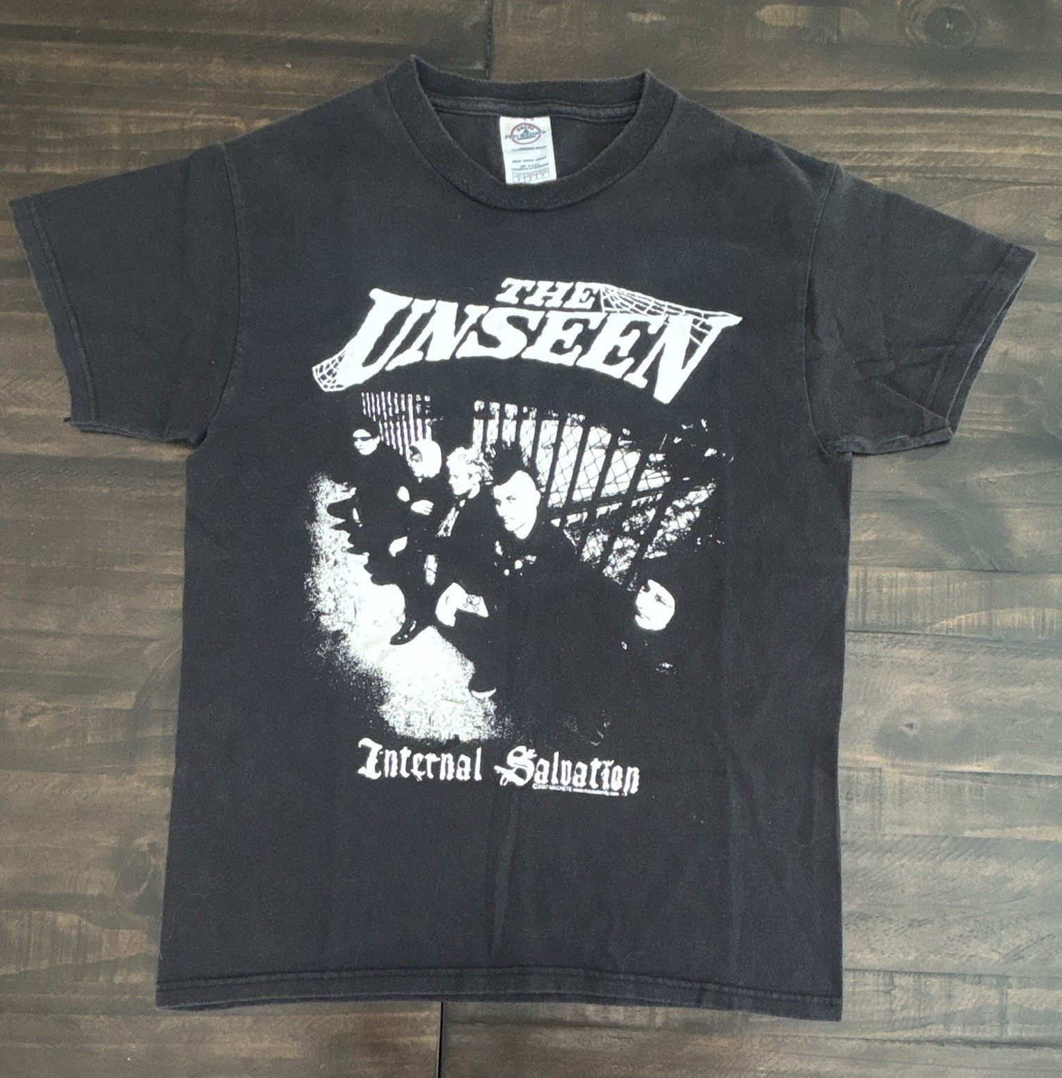 Y2k Delta Pro Weight The Unseen 2007 Machete Men's Black Graphic T-Shirt S gallery