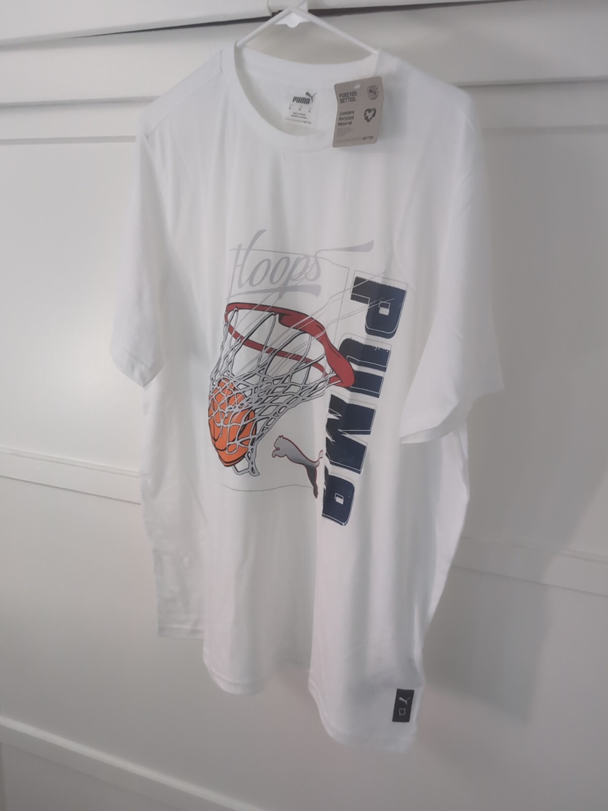 Puma Hoops Size XL Mens T-shirt