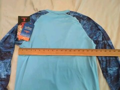 Habit Pacific Trek Long Sleeve Performance Water Swimming Tshirt Size Small