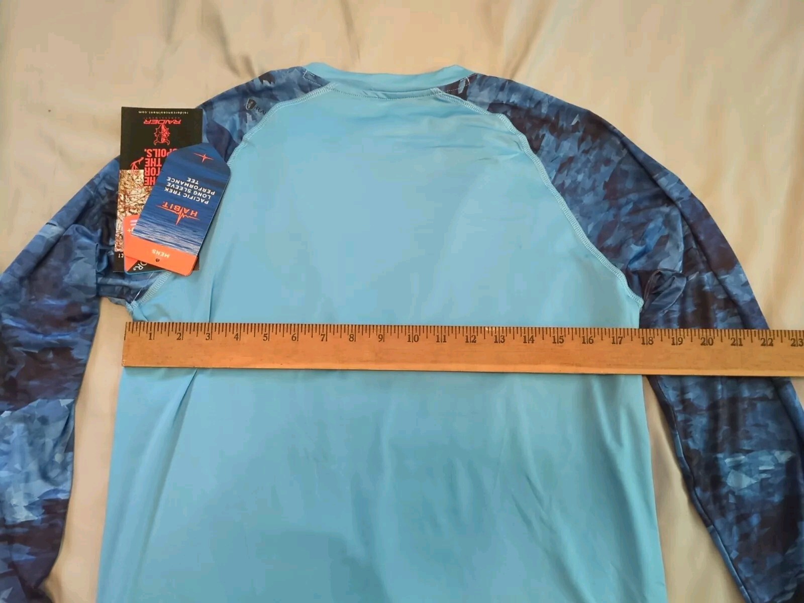 Habit Pacific Trek Long Sleeve Performance Water Swimming Tshirt Size Small gallery