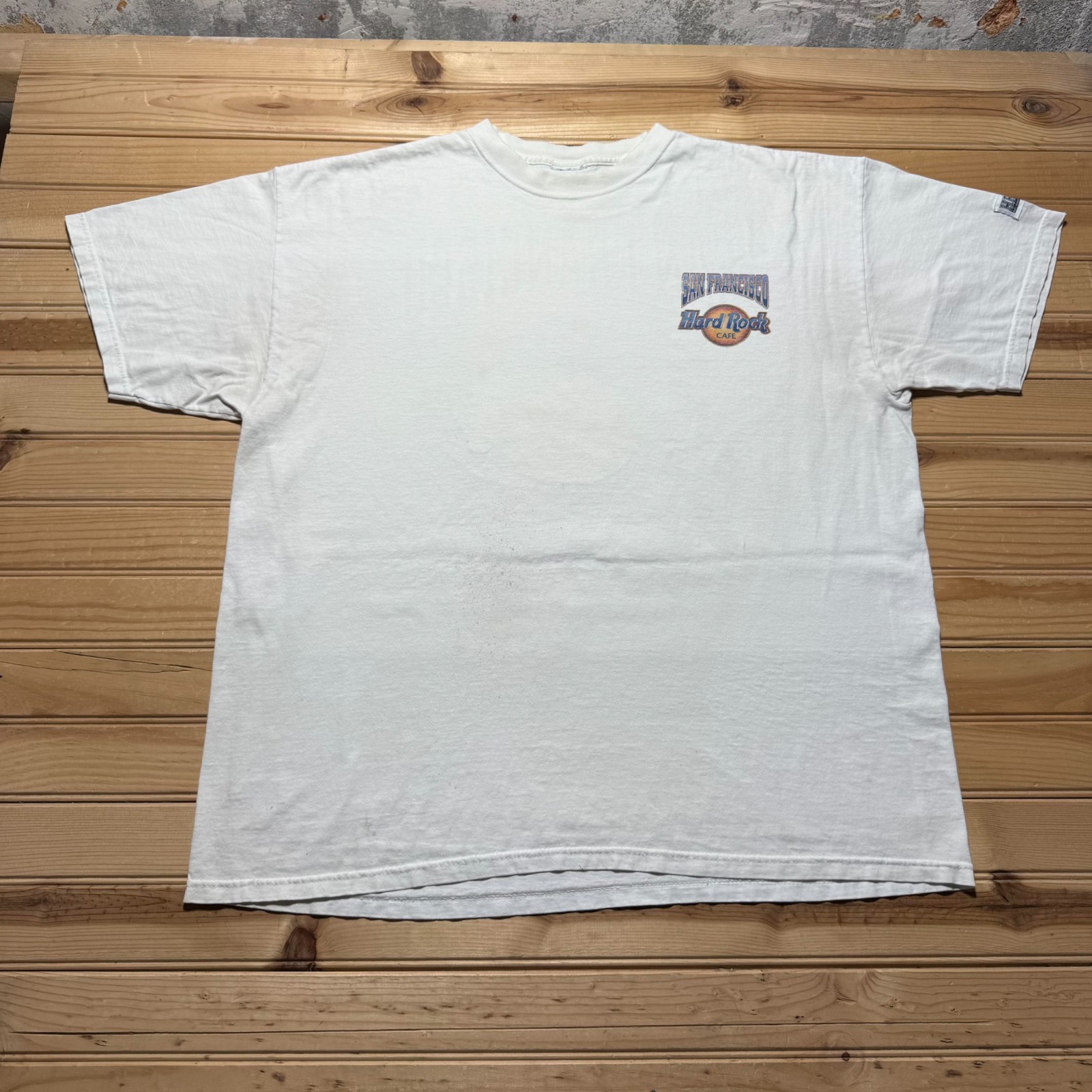 Vintage Y2K Hard Rock Cafe San Francisco California Graphic Souvenir T-Shirt XL gallery