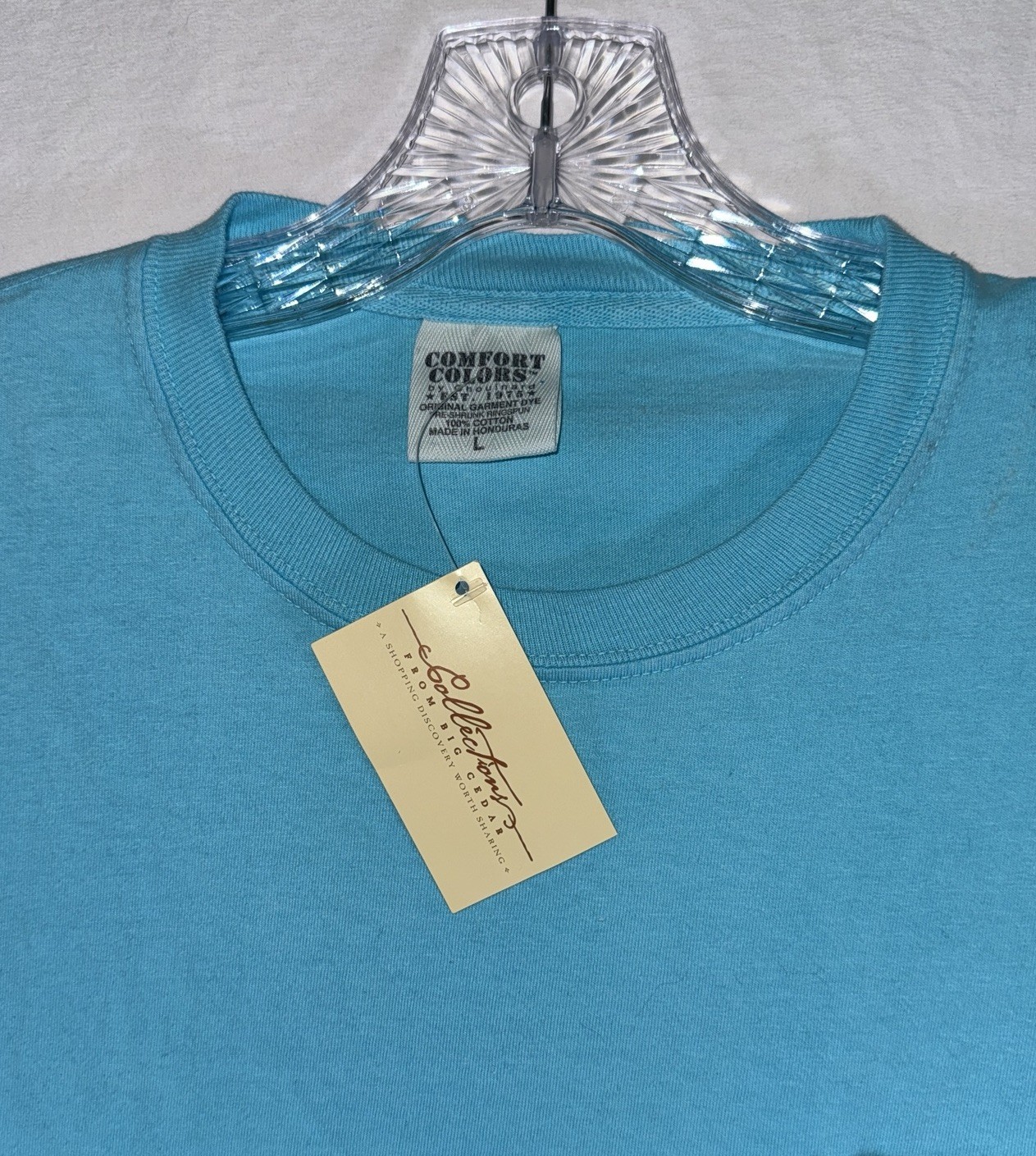 Comfort Colors Long Sleeve Pocket T-shirt 4410 Large Big Cedar Lodge NWT gallery