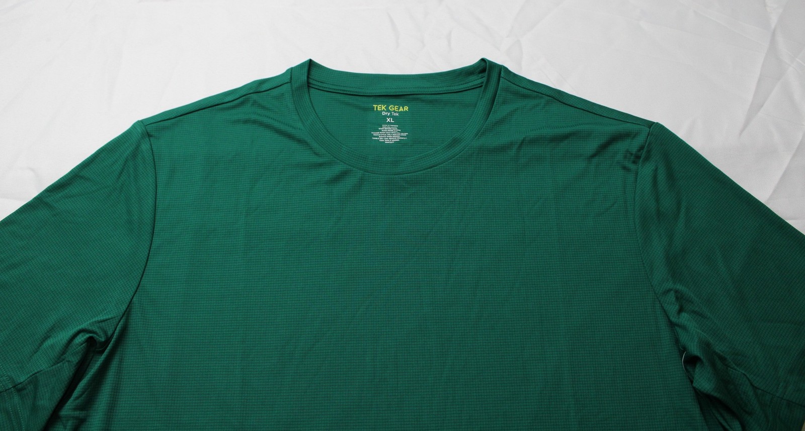 Tek Gear Men's Short Sleeve Crewneck Dry Tek T-Shirt JT8 Green Size XL NWT gallery