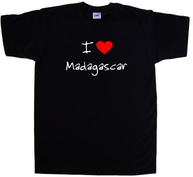 I Love Heart Madagascar T-Shirt gallery