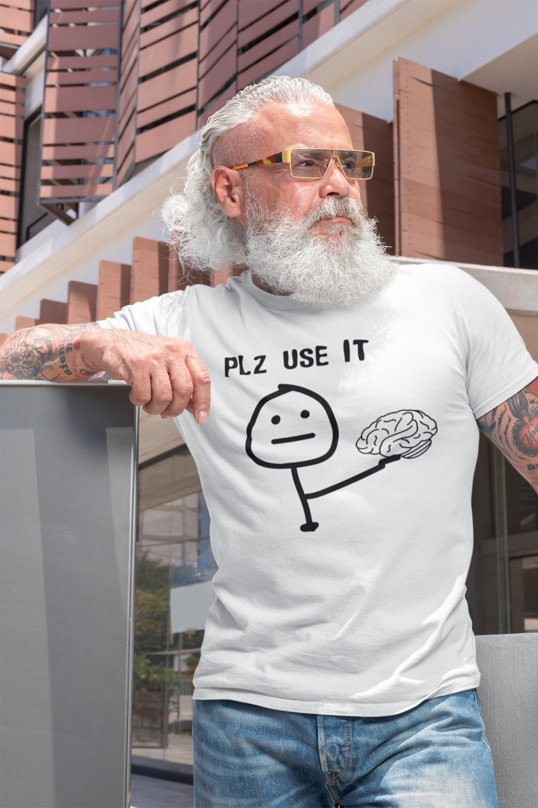 Please Use Your Brain Sarcastic T-Shirt Funny Sarcastic Tee for Men & Women gallery