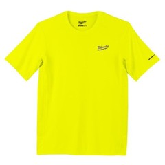 Milwaukee Workskin Lightweight Performance Shirt – Short Sleeve Hi Vis Yellow –