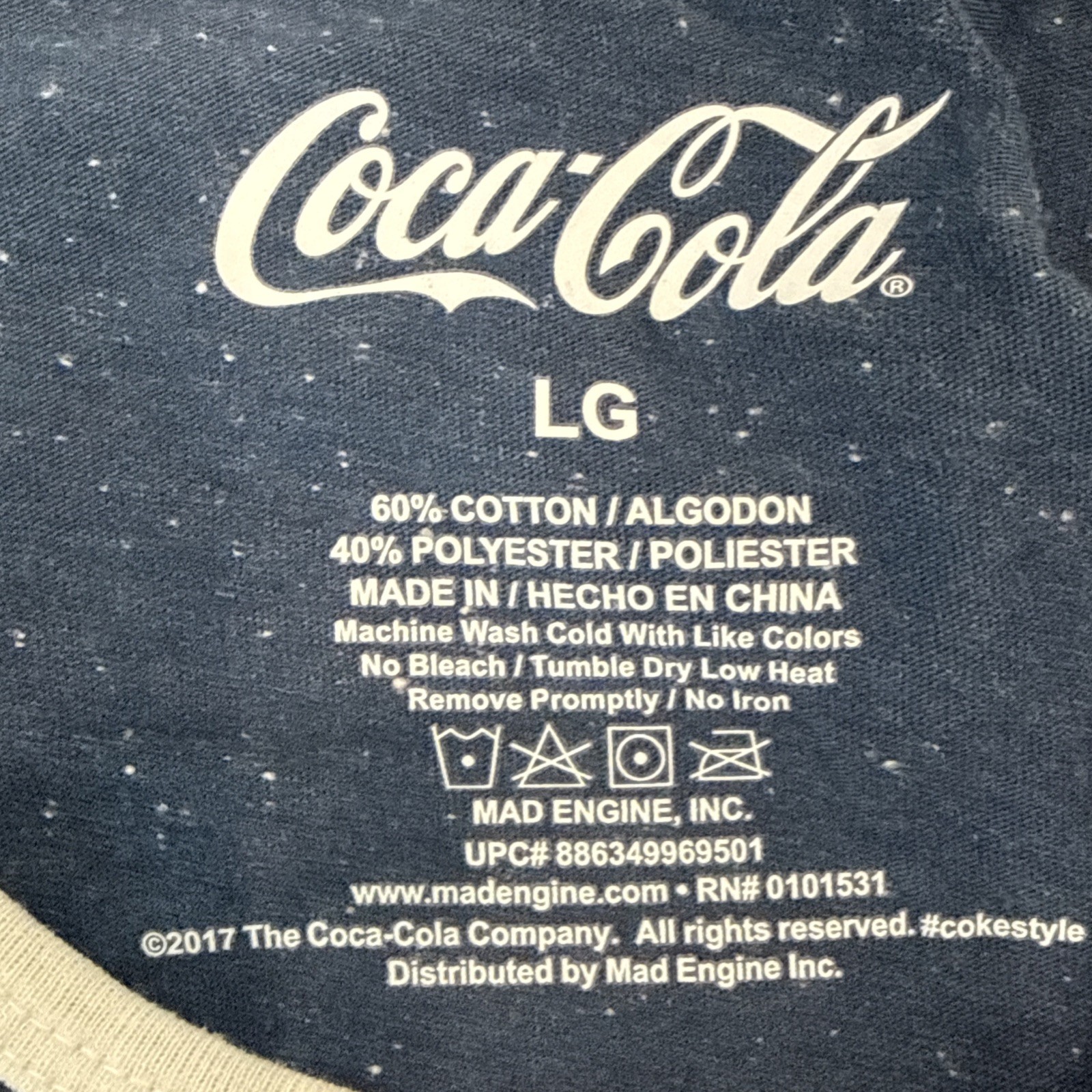 2017 Officially Licensed Coca-Cola Red White Blue Ringer Style Tank Top Sz Large gallery