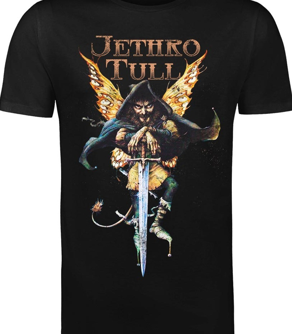 VTG Jethro Tull band black T-shirt Cotton All sizes 20D1302 gallery