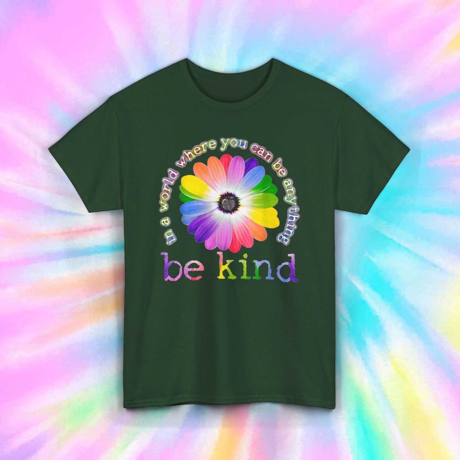 Be Kind Flower Shirt | Inspirational Positive Message Graphic Tee S-5XL gallery