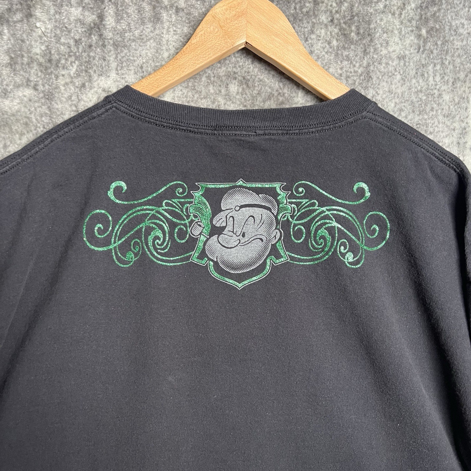Vintage Y2K Popeye The Sailor T Shirt Men’s XL Gangster Gambling Hip Hop Graphic gallery