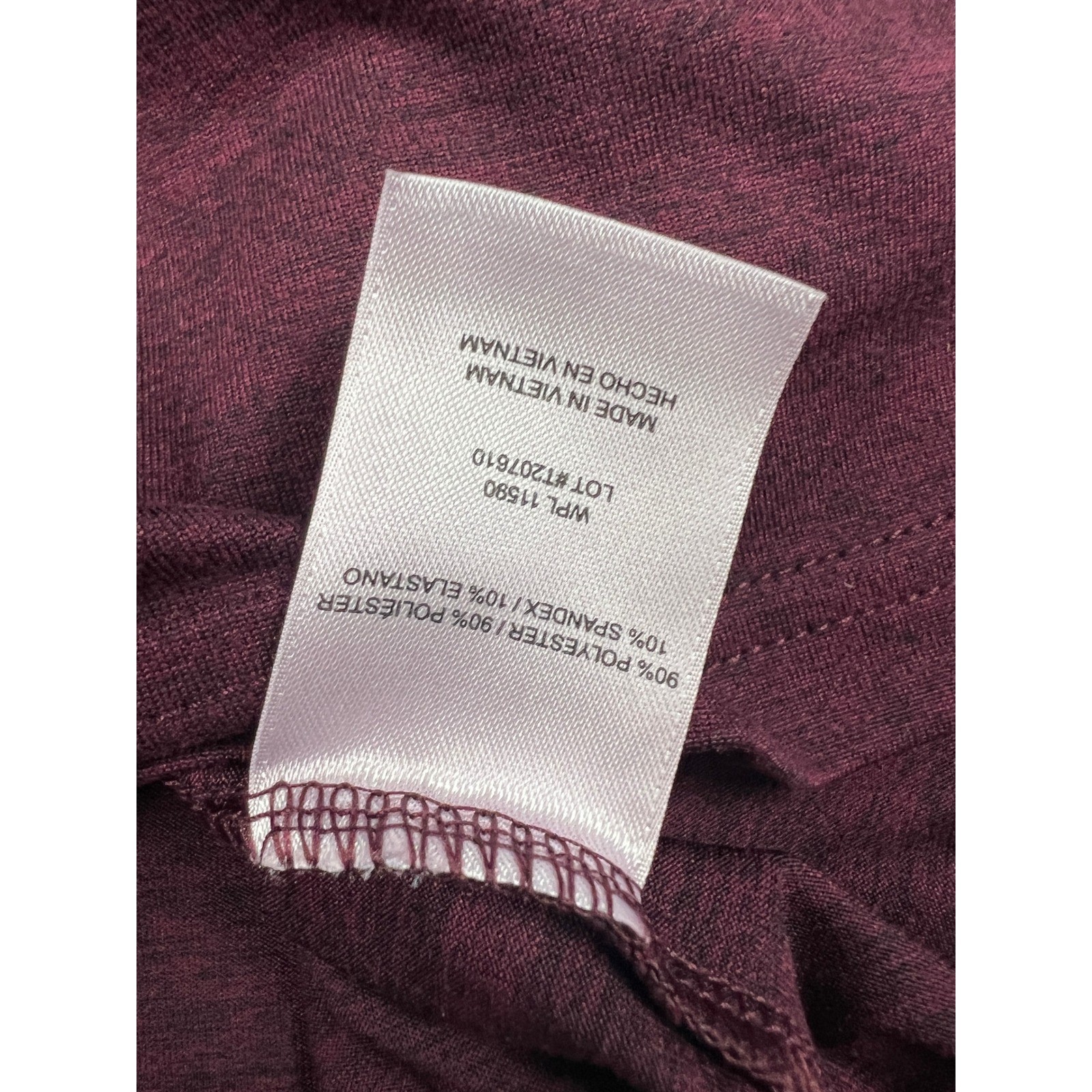 32 Degrees T-Shirt Mens Large Burgundy Cool Short Sleeve Heathered Stretch Crew gallery