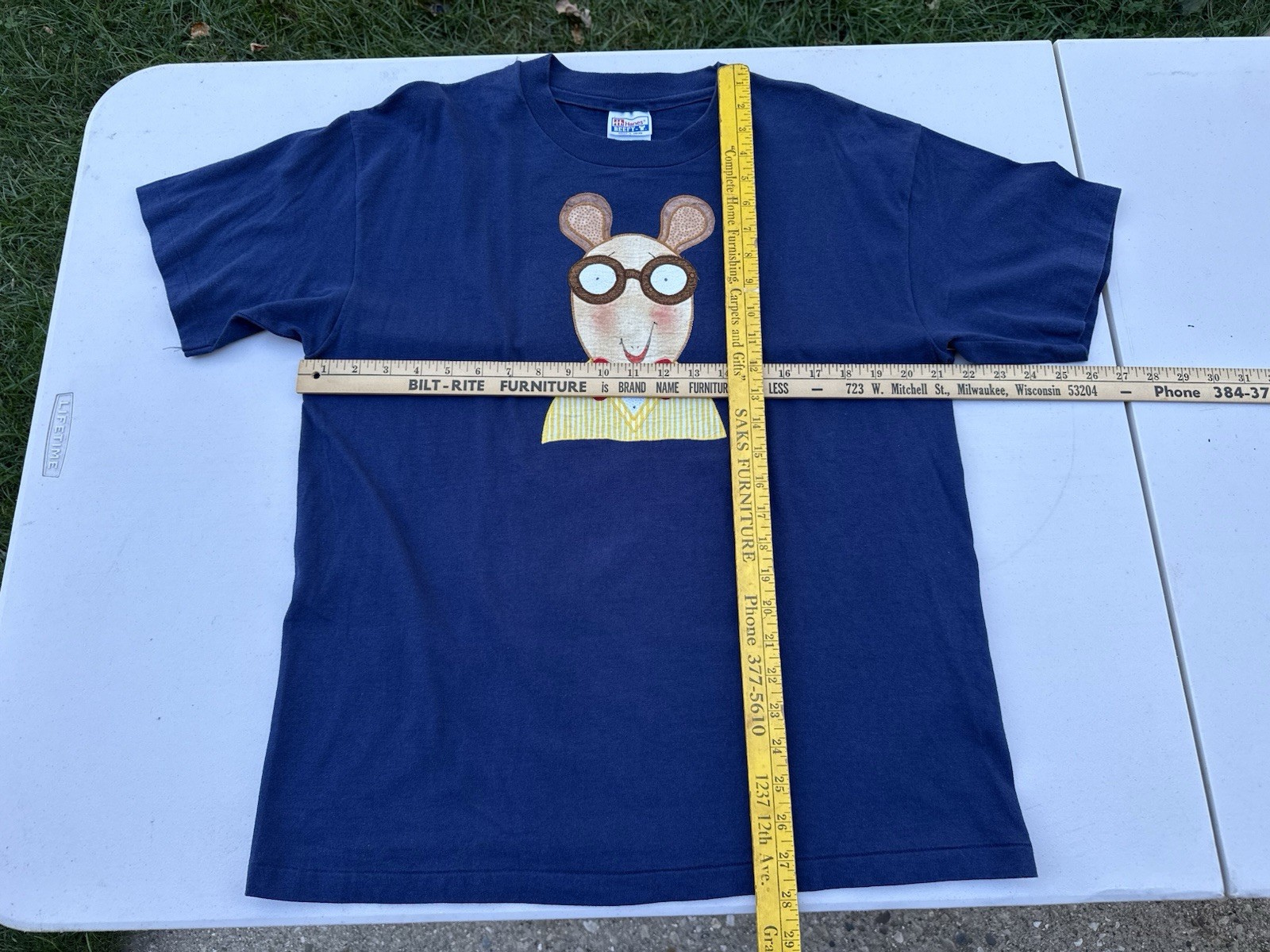 Vtg 90s Arthur T-shirt Mens L PBS Tv Television Show Cartoon Single Stitch gallery