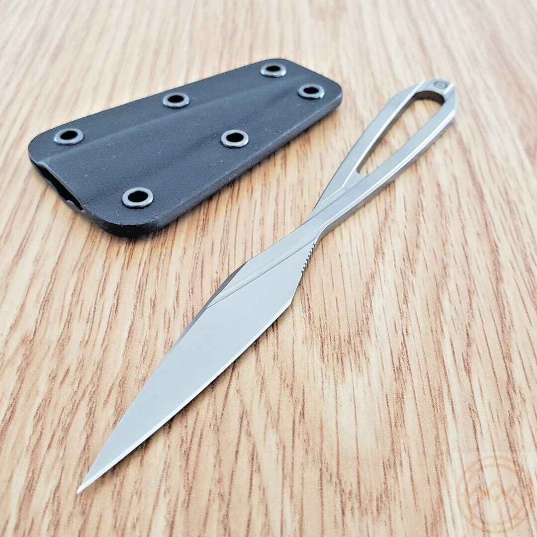 Civivi D-Art Neck Fixed Knife 1.74″ D2 Steel Dagger Blade One Piece Construction