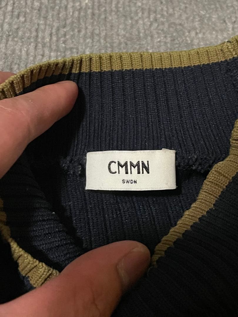 CMMN SWDN Knit T-Shirt Turtle Neck Size S Men's Fashion gallery