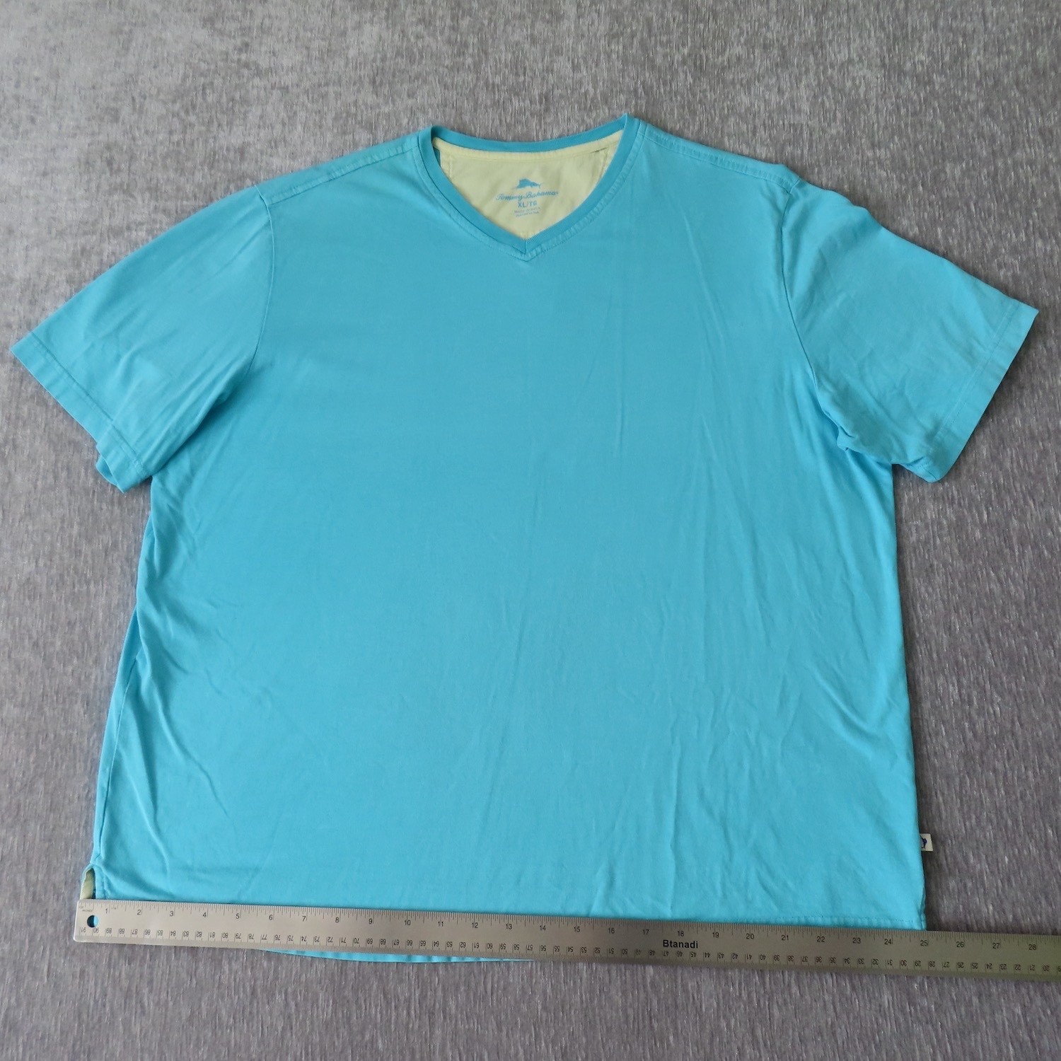 Tommy Bahama Shirt Men XL Blue Pima Cotton Bali High Tide V-Neck T-Shirt Outdoor gallery