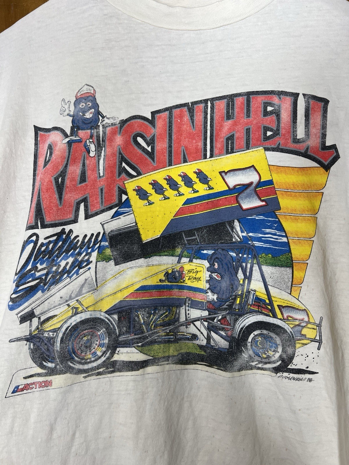 Vintage 1988 California Raisins Rasin Hell T Shirt gallery