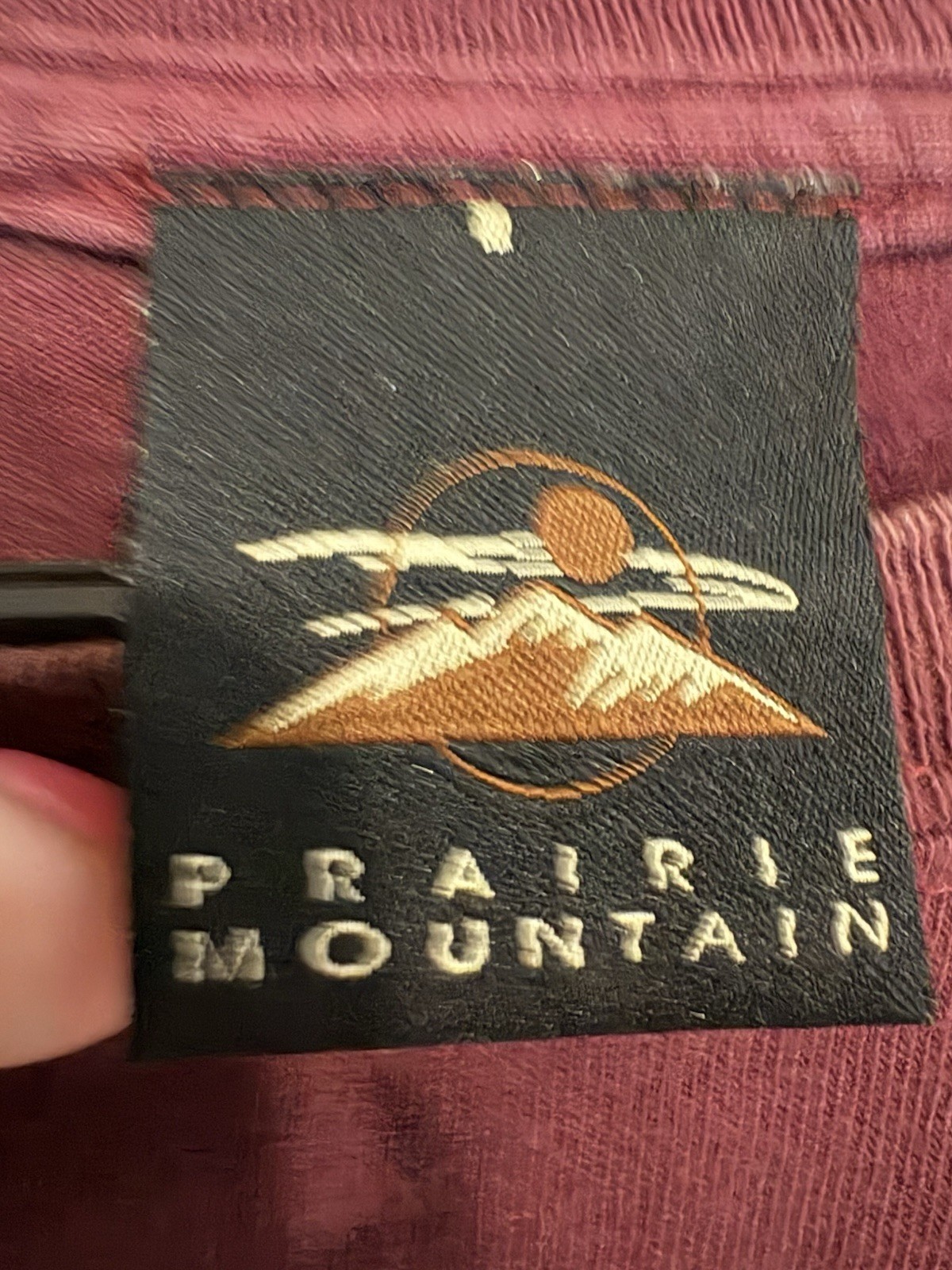 Prairie Mountain Men's XL Burgundy Grand Lake Colorado Graphic Tee Cotton gallery