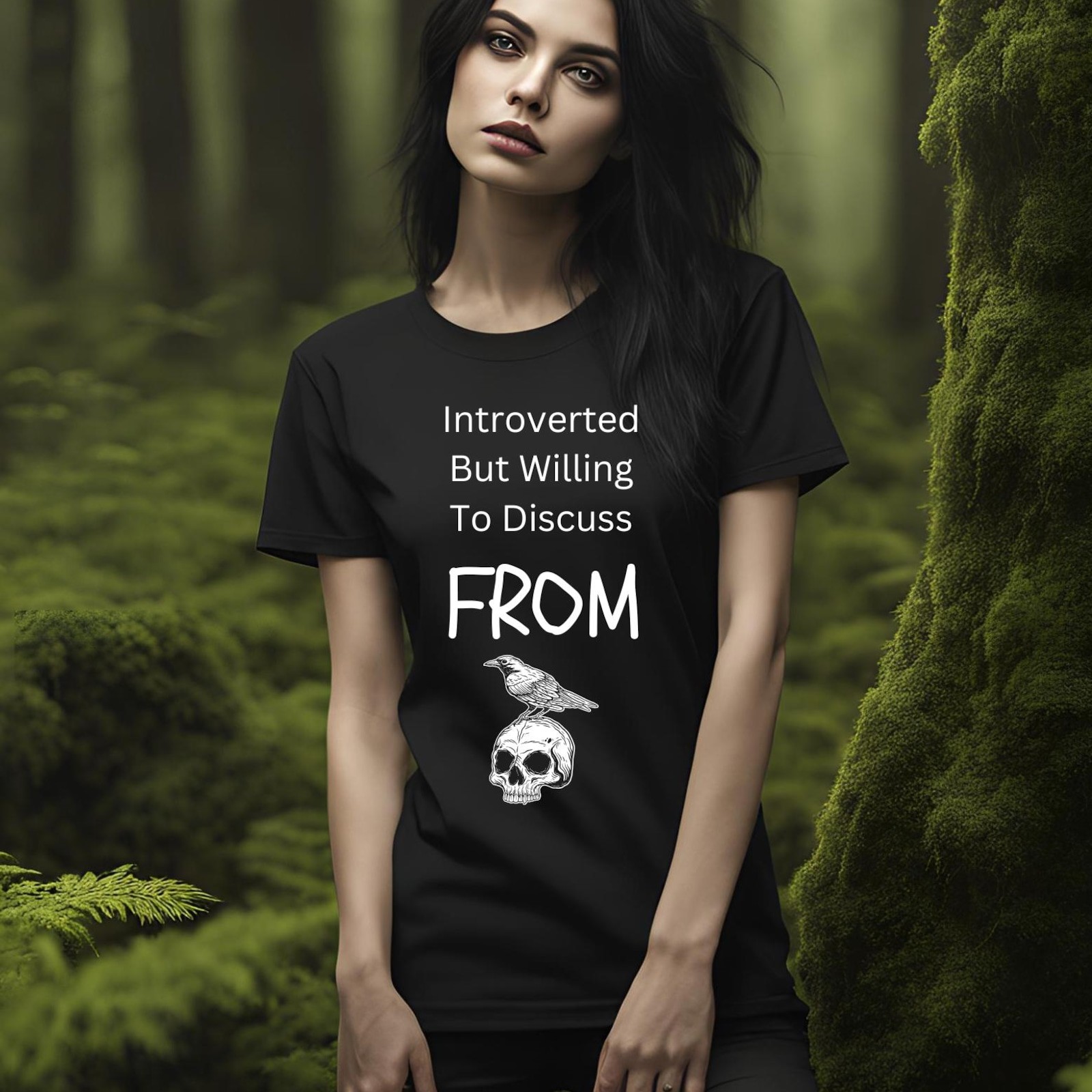 #26 FROM TV Show Fan Unisex Tee, Introverted but willing to discuss FROM, Cotton gallery