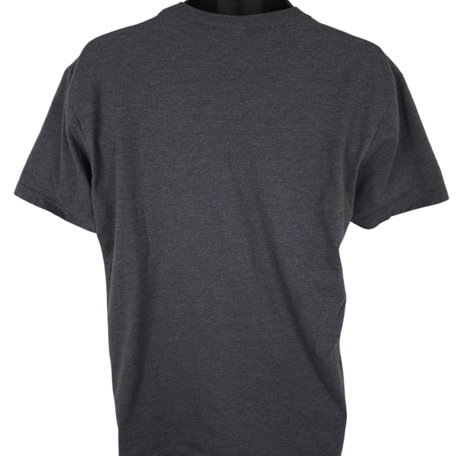 Forest Sunset T Shirt Mens Size Large Gray Mountain Lake Into The AM Nature Tee gallery