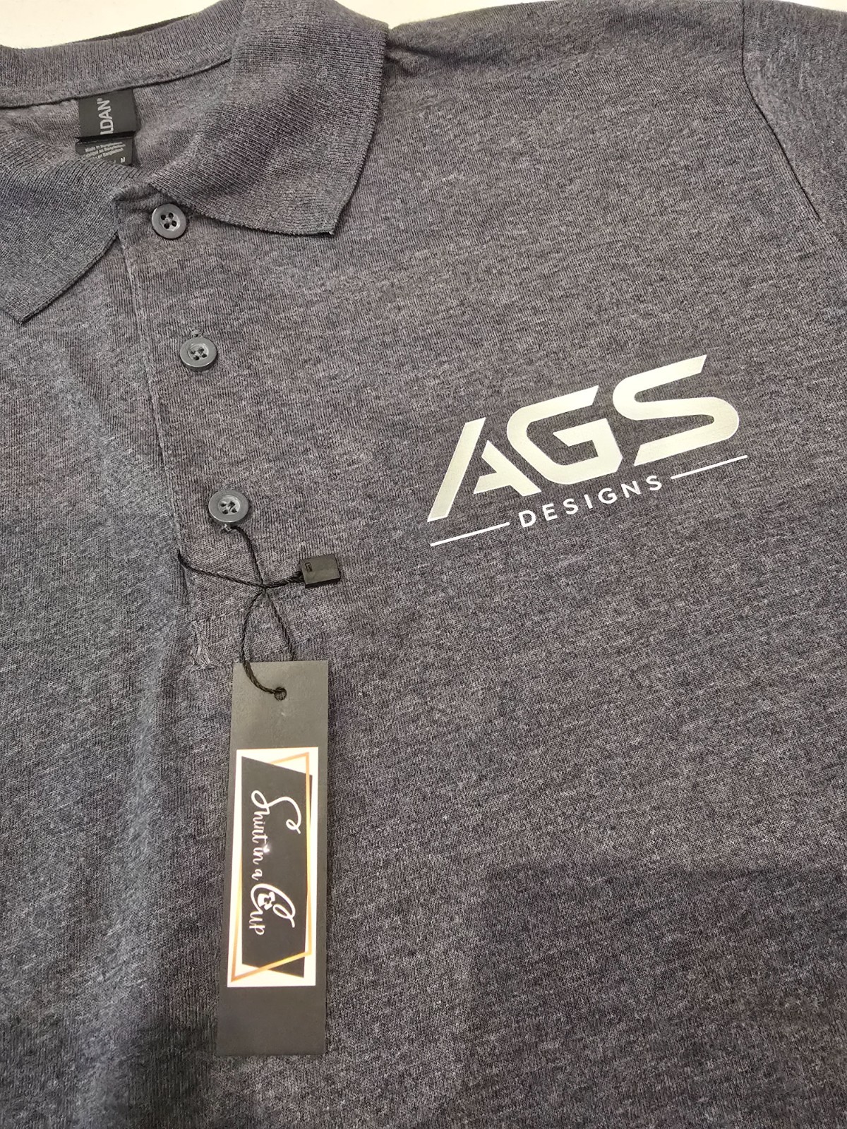 Personalized Customized Polo Your Logo Photo & Text Men's Shirt USA New Gift Tee gallery