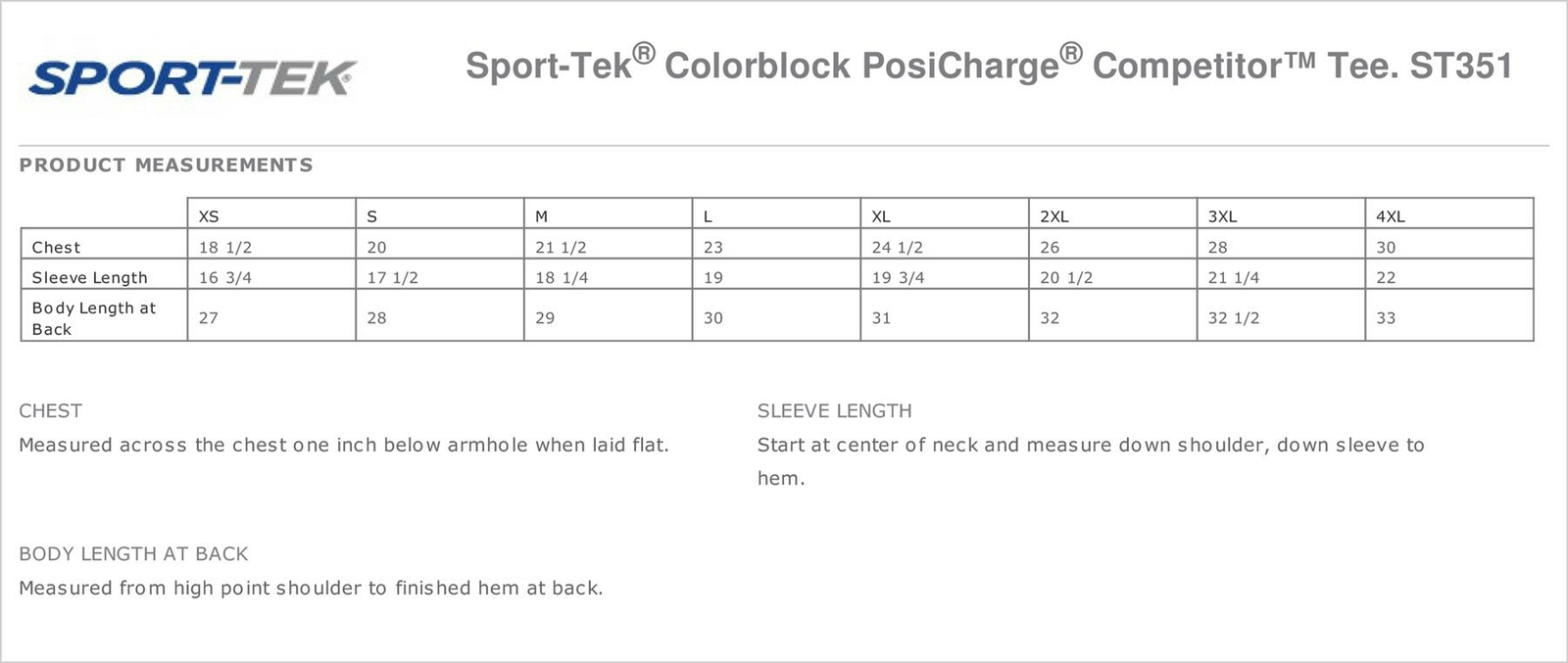 Sport-Tek Men's Colorblock Dry Fit Competitor Moisture Wicking T-Shirt M-ST351 gallery