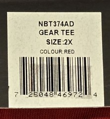 Marithe + Francois Girbaud Long Sleeve T-Shirt Red Size 2X New