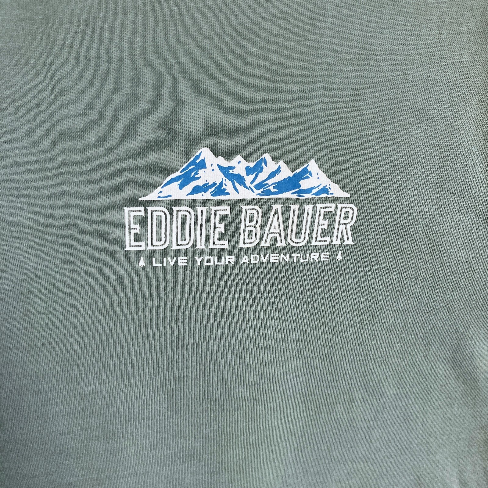 Eddie Bauer Mt. Rainier Graphic T-Shirt Men's Size M Green Short Sleeve NWT gallery