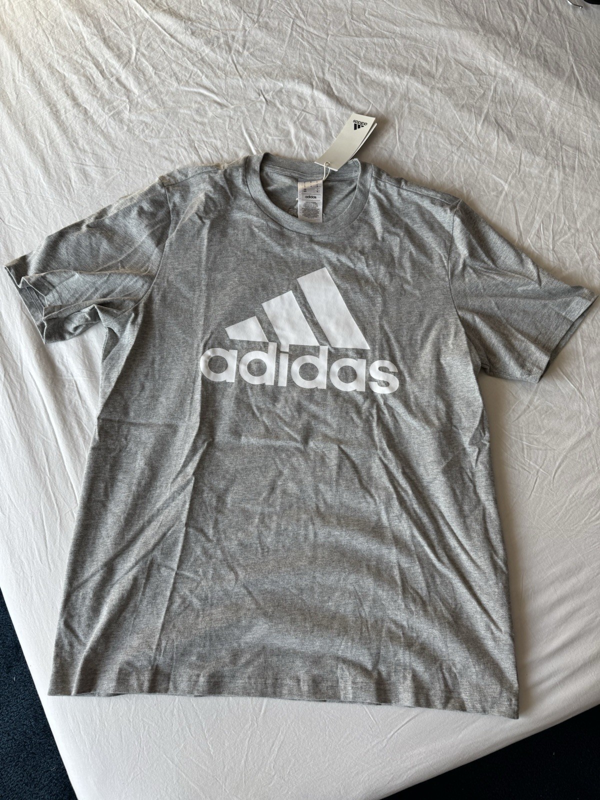 Gray Men’s Adidas T-shirt In A Size M New with Tags 100% Cotton gallery