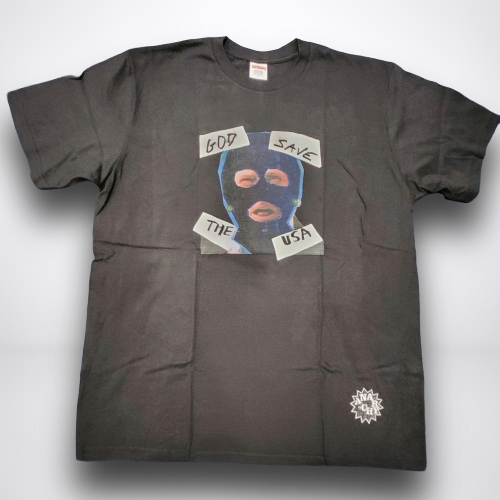BNWOT Supreme “God Save Us” Tee (Black) – SS26