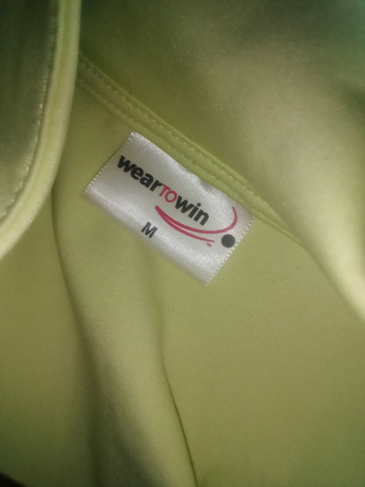 weartowin medium green polyester golf sports polo shirt tee tennis men's gallery