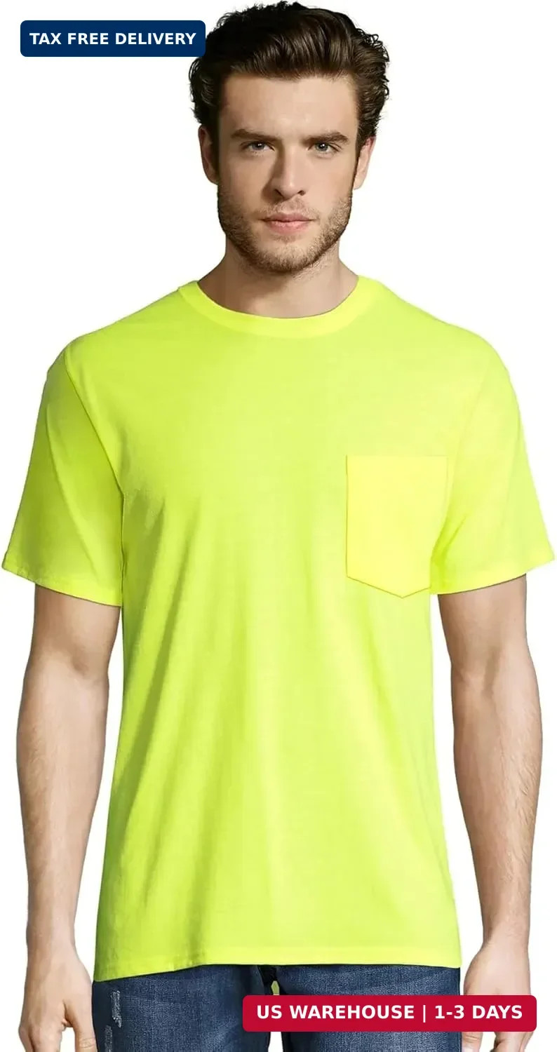 Hanes Men’s Men’s Workwear Short Sleeve Tee (2-Pack)