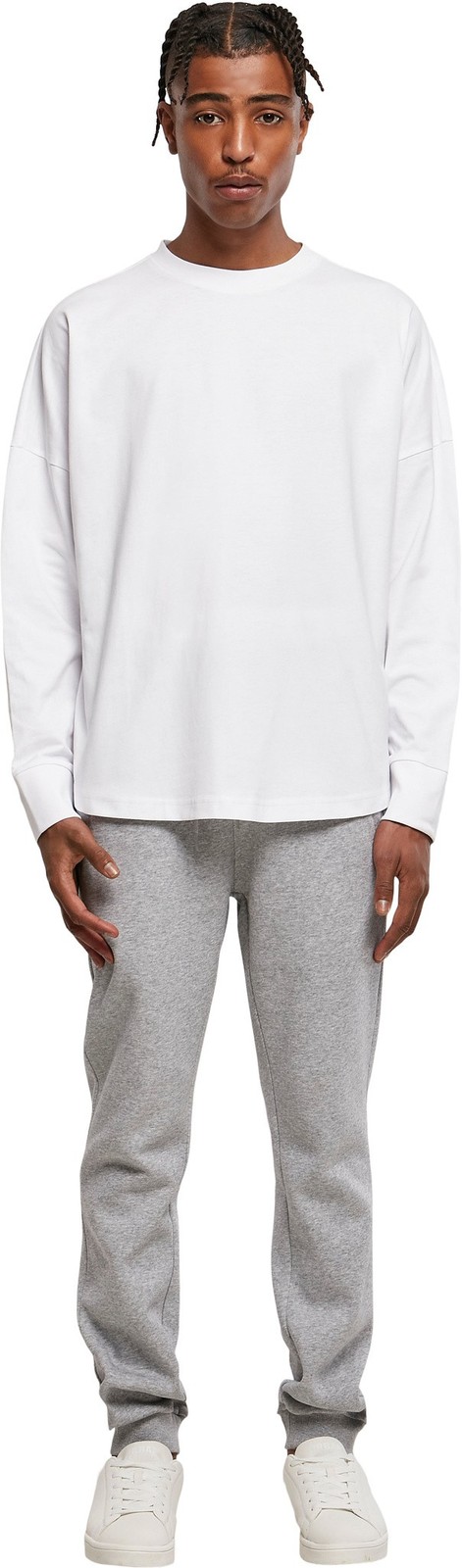 Build Your Brand Oversize cut on sleeve long sleeve - Round neck, Set-in sleeve gallery
