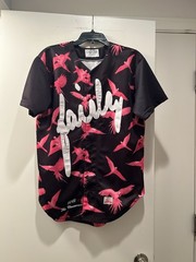 Fairly Sik Silk Baseball Jersey The Movement 2012 Parrot Men’s Size Large Rare