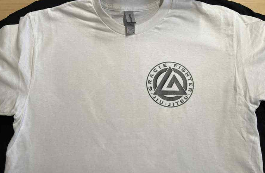 2 Sided Brazilian Jiu-Jitsu Gracie T shirt UFC MMA Pride Fighting Fight black gallery
