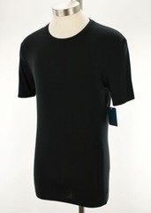 TOMMY JOHN Black SOFT SECOND SKIN Crew Neck Short Sleeve Undershirt LARGE NWT