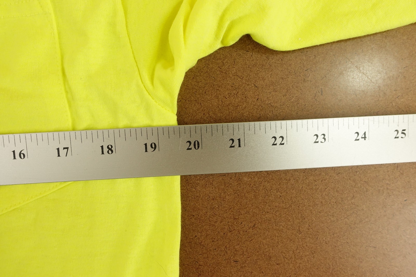 Gildan Ultra Cotton Mens Medium Safety Yellow Long Sleeve Crew Neck T-Shirt New gallery