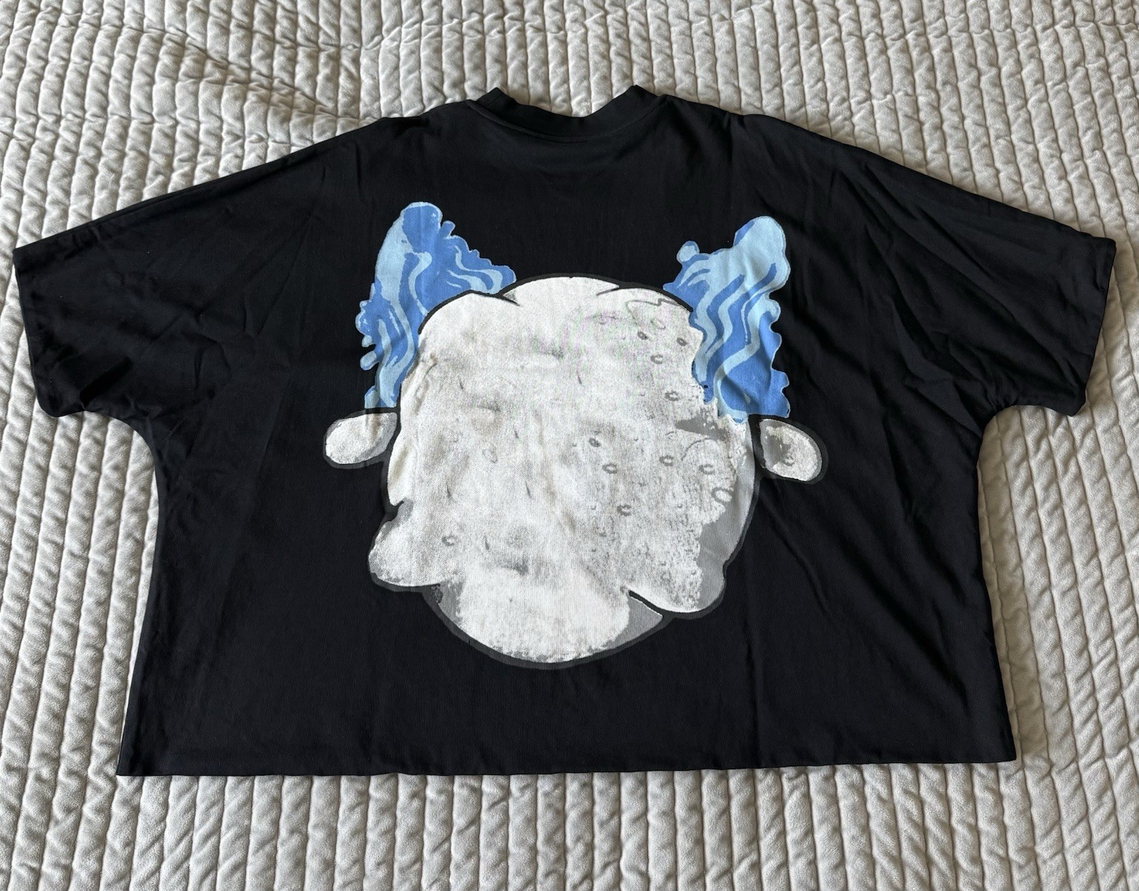 Billionaire Studios Bloo The Clown Frown Cropped Boxy Tee Size Large gallery