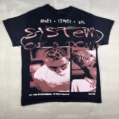 System Of A Down Honey Temper Soil Band T Shirt Black Graphic Men’s L