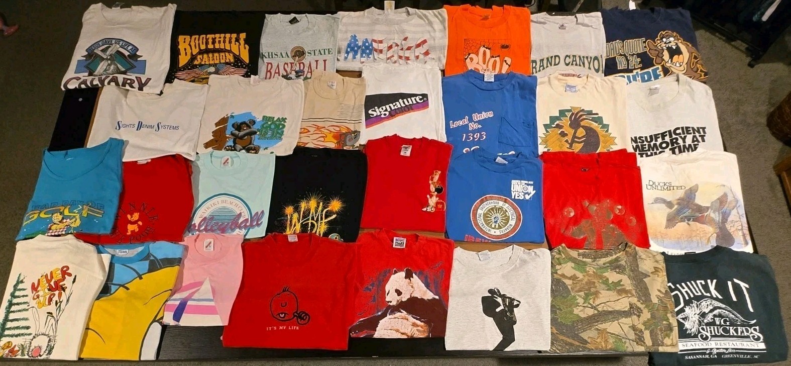 Wholesale Lot of 30 Vintage Mix Short Sleeve T Shirts Single Stitch Sz S-2XL gallery