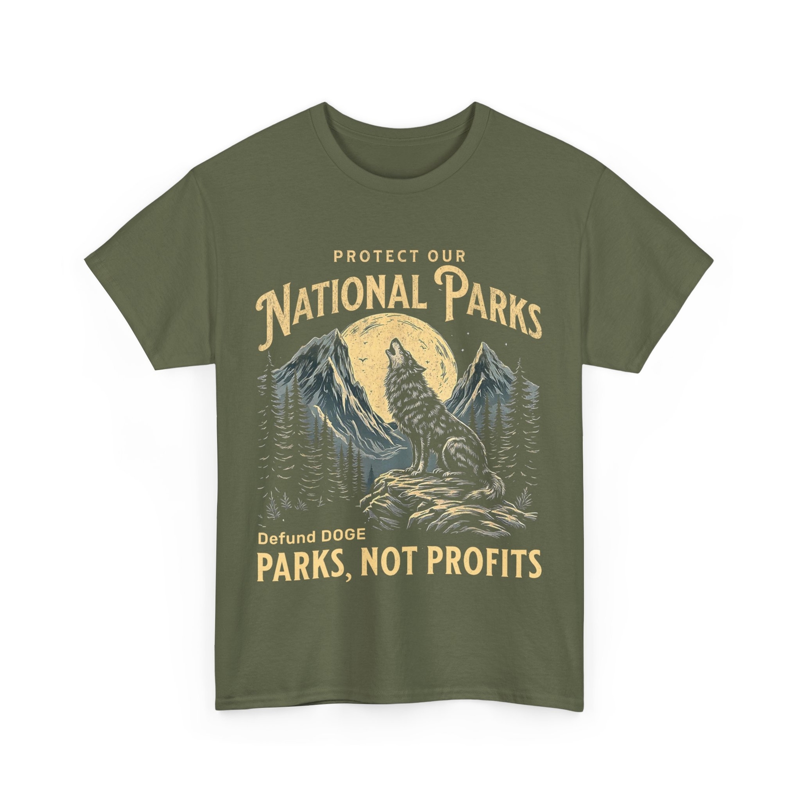 Protect Our National Parks Defund Doge Parks Not Profits Women Men T-shirt gallery