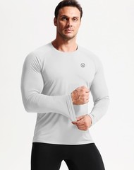 NELEUS Sun Protection Athletic Shirt Long Sleeve Finishing Workout Running Sh…