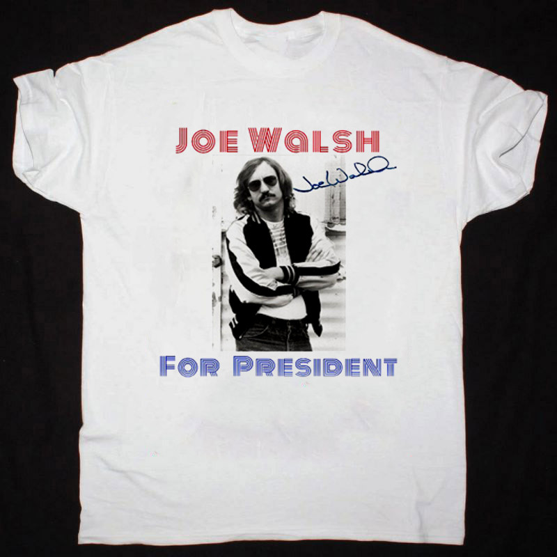 Joe Walsh For President Heavy Cotton White All Size Unisex Shirt gallery
