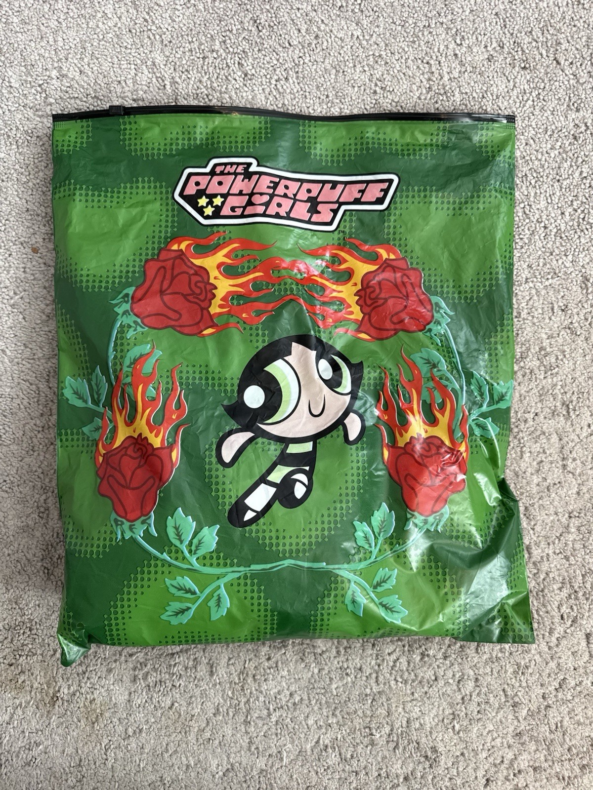 Civil Regime Powerpuff Girls Buttercup Oversized Graphic Tee Black Mens L gallery